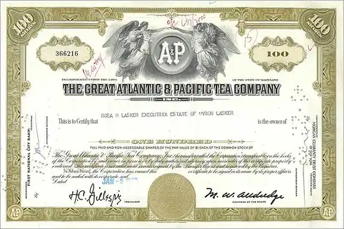 Coupon Share Action The Great Atlantic & Pacific Tea Company Ange Angel Femme