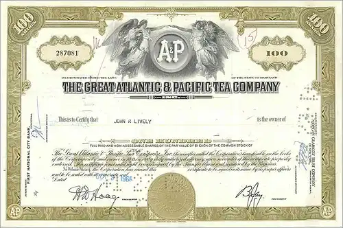 Coupon Share Action The Great Atlantic & Pacific Tea Company Ange Angel Femme