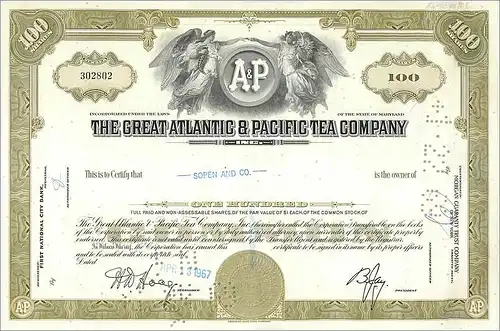 Coupon Share Action The Great Atlantic & Pacific Tea Company Ange Angel Femme