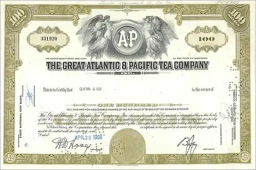 Coupon Share Action The Great Atlantic & Pacific Tea Company Ange Angel Femme