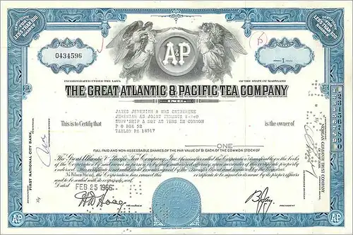 Coupon Share Action The Great Atlantic & Pacific Tea Company Ange Angel Femme