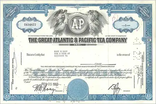 Coupon Share Action The Great Atlantic & Pacific Tea Company Ange Angel Femme