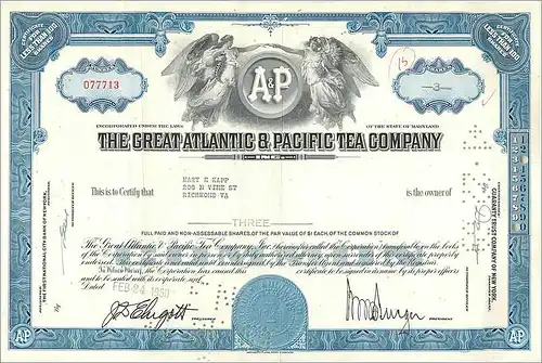 Coupon Share Action The Great Atlantic & Pacific Tea Company Ange Angel Femme