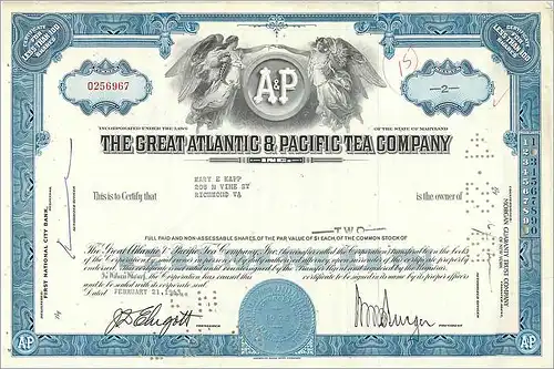 Coupon Share Action The Great Atlantic & Pacific Tea Company Ange Angel Femme