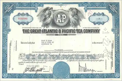 Coupon Share Action The Great Atlantic & Pacific Tea Company Ange Angel Femme