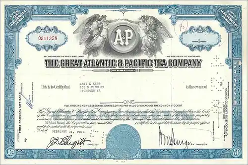 Coupon Share Action The Great Atlantic & Pacific Tea Company Ange Angel Femme