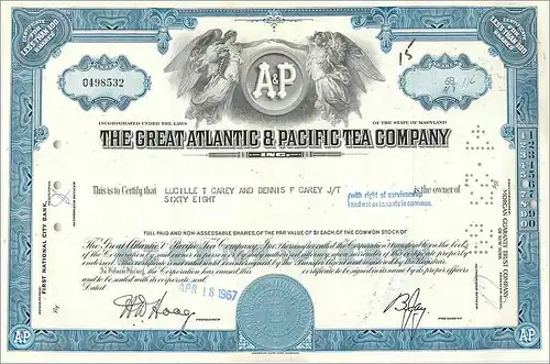 Coupon Share Action The Great Atlantic & Pacific Tea Company Ange Angel Femme