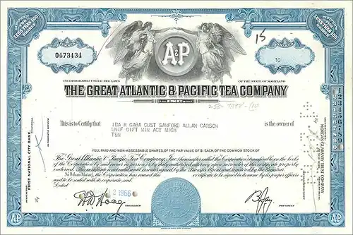 Coupon Share Action The Great Atlantic & Pacific Tea Company Ange Angel Femme