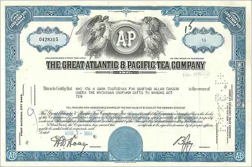 Coupon Share Action The Great Atlantic & Pacific Tea Company Ange Angel Femme