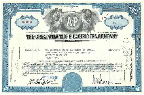 Coupon Share Action The Great Atlantic & Pacific Tea Company Ange Angel Femme