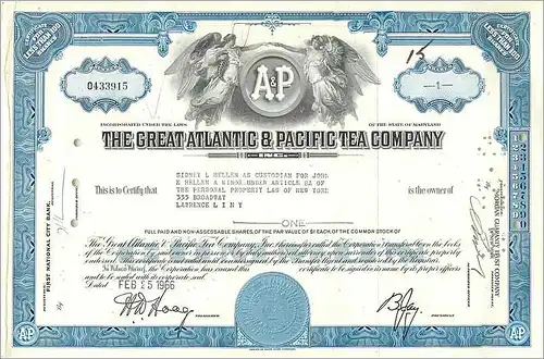 Coupon Share Action The Great Atlantic & Pacific Tea Company Ange Angel Femme