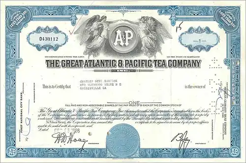 Coupon Share Action The Great Atlantic & Pacific Tea Company Ange Angel Femme