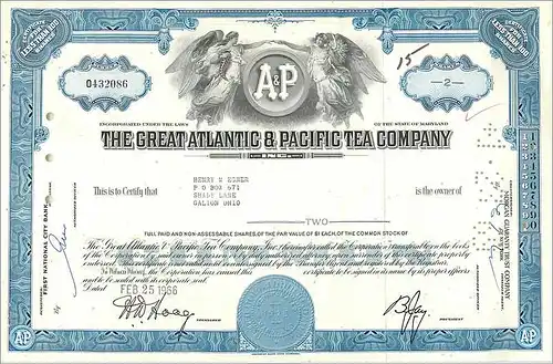 Coupon Share Action The Great Atlantic & Pacific Tea Company Ange Angel Femme