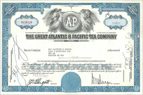 Coupon Share Action The Great Atlantic & Pacific Tea Company Ange Angel Femme