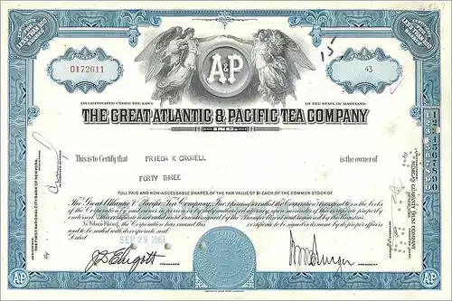 Coupon Share Action The Great Atlantic & Pacific Tea Company Ange Angel Femme