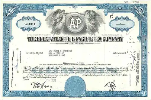 Coupon Share Action The Great Atlantic & Pacific Tea Company Ange Angel Femme