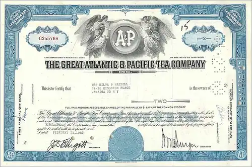 Coupon Share Action The Great Atlantic & Pacific Tea Company Ange Angel Femme