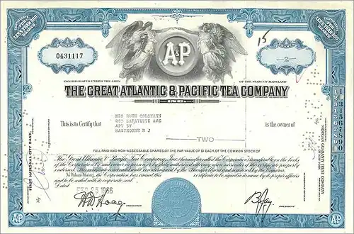 Coupon Share Action The Great Atlantic & Pacific Tea Company Ange Angel Femme