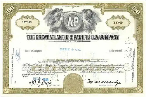 Coupon Share Action The Great Atlantic & Pacific Tea Company Ange Angel Femme