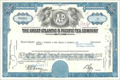 Coupon Share Action The Great Atlantic & Pacific Tea Company Ange Angel Femme