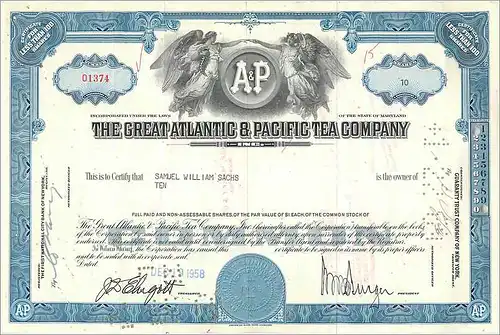 Coupon Share Action The Great Atlantic & Pacific Tea Company Ange Angel Femme