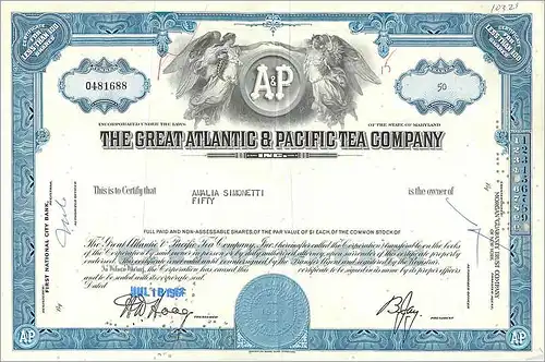 Coupon Share Action The Great Atlantic & Pacific Tea Company Ange Angel Femme