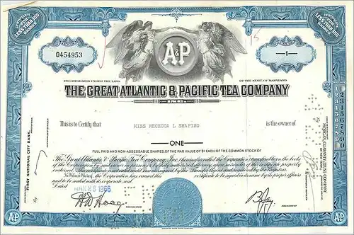 Coupon Share Action The Great Atlantic & Pacific Tea Company Ange Angel Femme