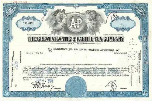 Coupon Share Action The Great Atlantic & Pacific Tea Company Ange Angel Femme