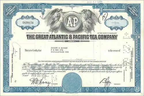 Coupon Share Action The Great Atlantic & Pacific Tea Company Ange Angel Femme