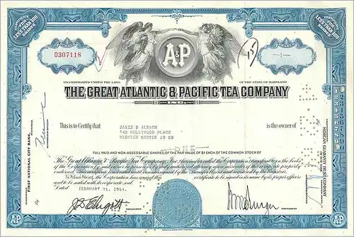 Coupon Share Action The Great Atlantic & Pacific Tea Company Ange Angel Femme