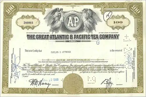 Coupon Share Action The Great Atlantic & Pacific Tea Company Ange Angel Femme