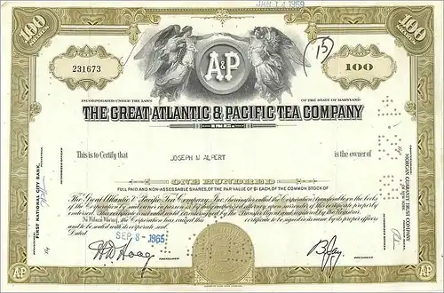 Coupon Share Action The Great Atlantic & Pacific Tea Company Ange Angel Femme