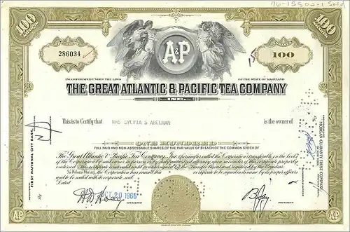 Coupon Share Action The Great Atlantic & Pacific Tea Company Ange Angel Femme