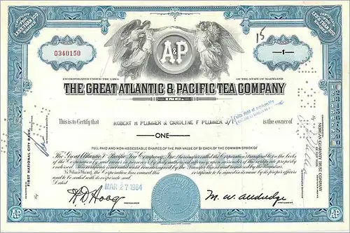 Coupon Share Action The Great Atlantic & Pacific Tea Company Ange Angel Femme