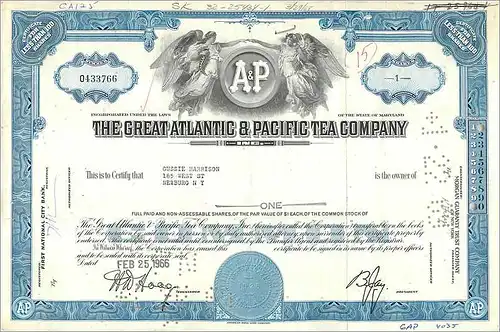 Coupon Share Action The Great Atlantic & Pacific Tea Company Ange Angel Femme