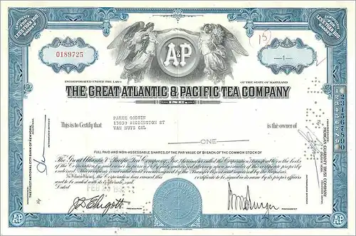 Coupon Share Action The Great Atlantic & Pacific Tea Company Ange Angel Femme