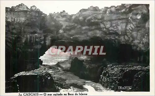 Cartes postales moderne Cascais O mas agitada na Boca do Inferno