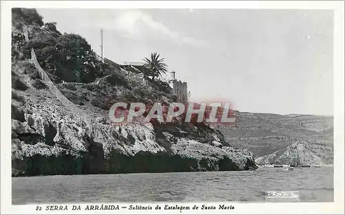 Cartes postales moderne Serra da Arrabida Saliencia da Estalagem de Santa Maria