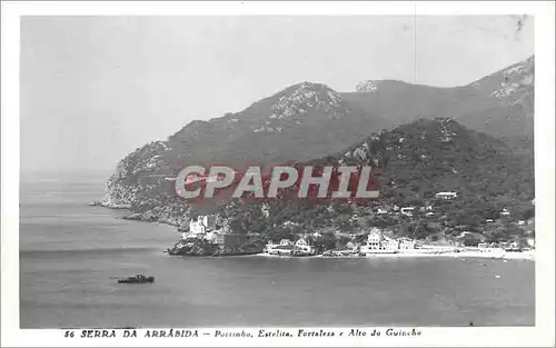 Cartes postales moderne Serra da Arrabida Portinho Estelita Fortaleza e Alta de Guincho