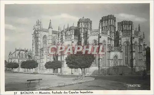 Cartes postales moderne Batalha Mosteiro Fachada dos Capelas Imperfeitas
