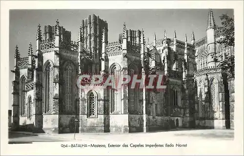 Cartes postales moderne Batalha Mosteiro Exterior das Capelas imperfeitas llado Noriel
