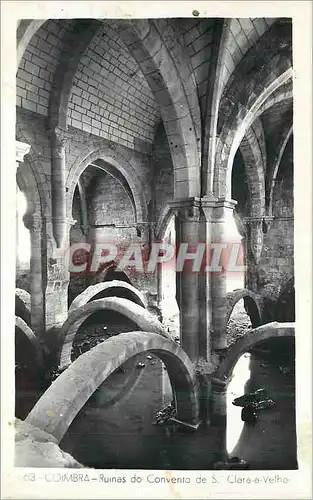 Cartes postales moderne Coimbra Ruinas do Convnto de S Clara a Velha