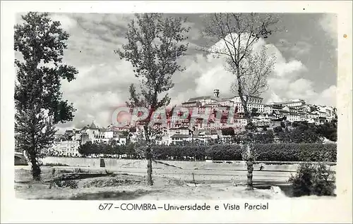 Moderne Karte Coimbra Universidade e Vista Parcial