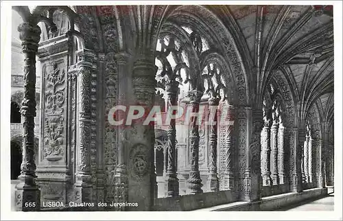Cartes postales moderne Lisboa Claustros dos Jeronimos