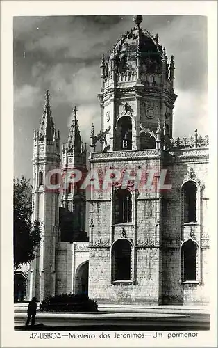 Moderne Karte Lisboa Mosteiro dos Jeronimos Um pormenor