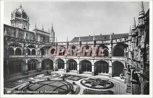 Moderne Karte Lisboa Claustros dos Jeronimos