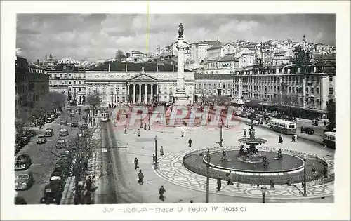 Moderne Karte Lisboa Praca d Pedro IV Rossio