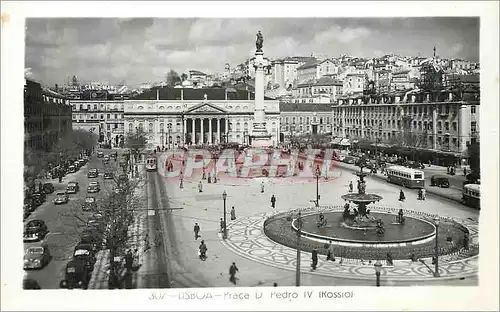 Moderne Karte Lisboa Praca d Pedro IV Rossio