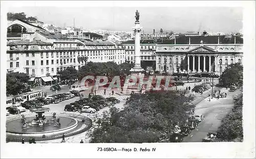 Moderne Karte Lisboa Praca d Pedro IV