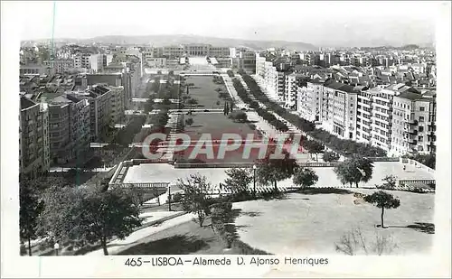 Moderne Karte Lisboa Alameda D Alfonso Henriques